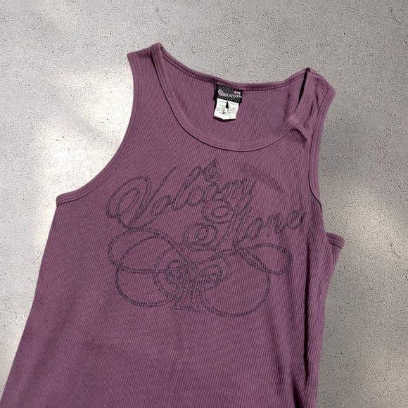 Y2k Volcom Purple Tank Top - Picture 2 of 4